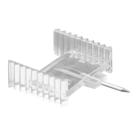 Prime-Line Window Grid Retainer Clips, Clear Plastic, 5/8 in., PK6 L 5892